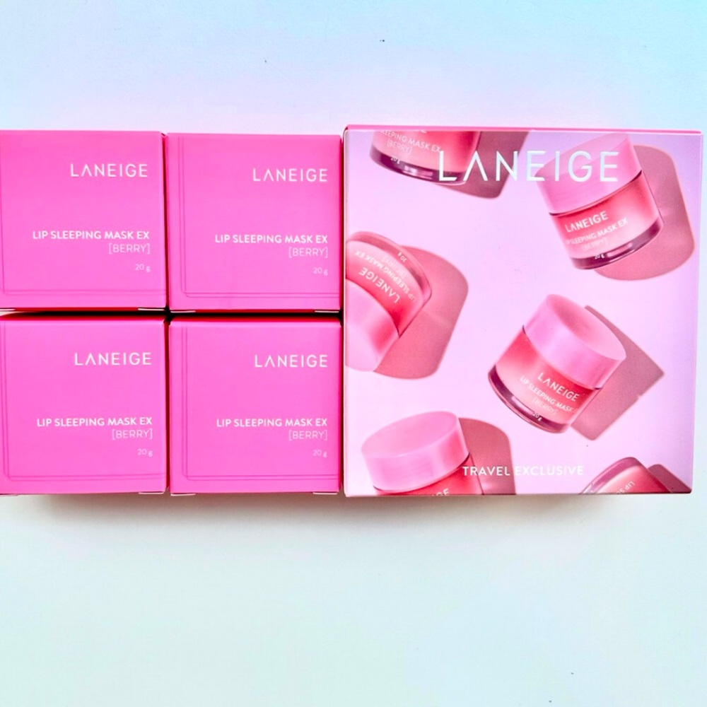A pack of 4 Laniege lip balm 20g